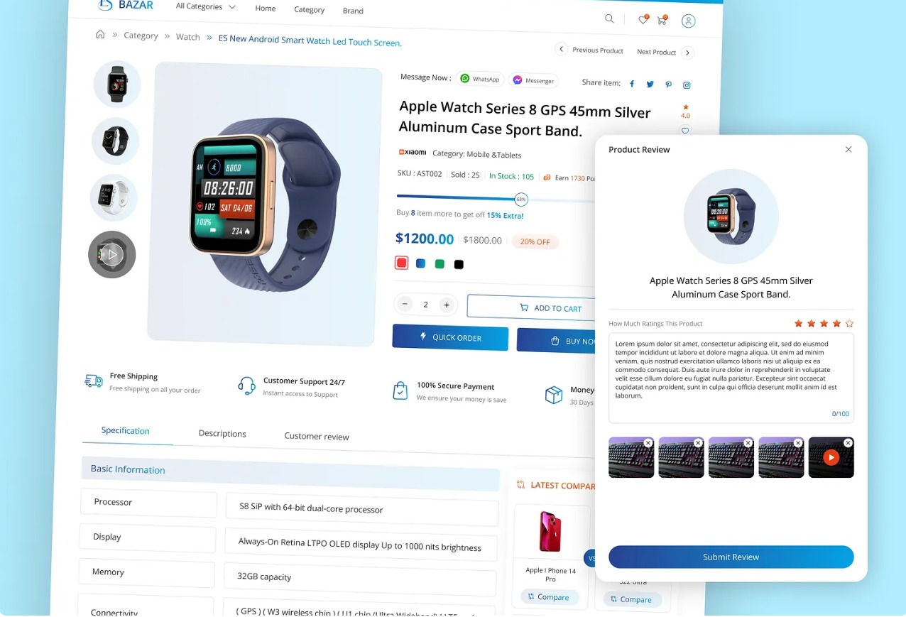 UI/UX design preview